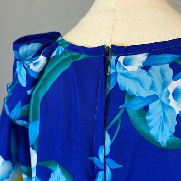 Vintage Ja-na of Hawaii women’s floral maxi dress with pocket size 10 - Picture 6 of 12